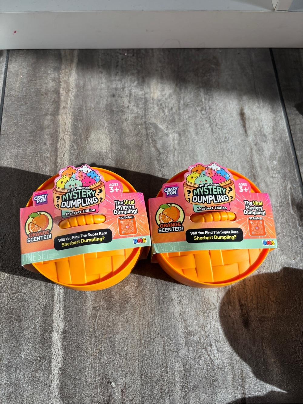 BRAND NEW sherbert RMS dumplings!!! Orange scented!